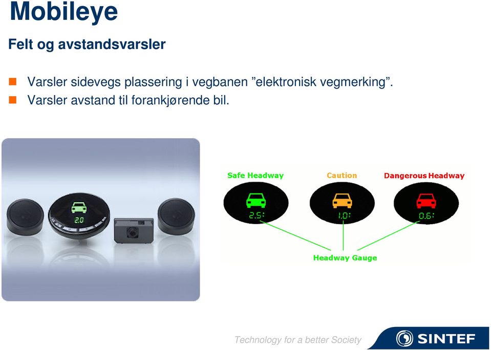 vegbanen elektronisk vegmerking.