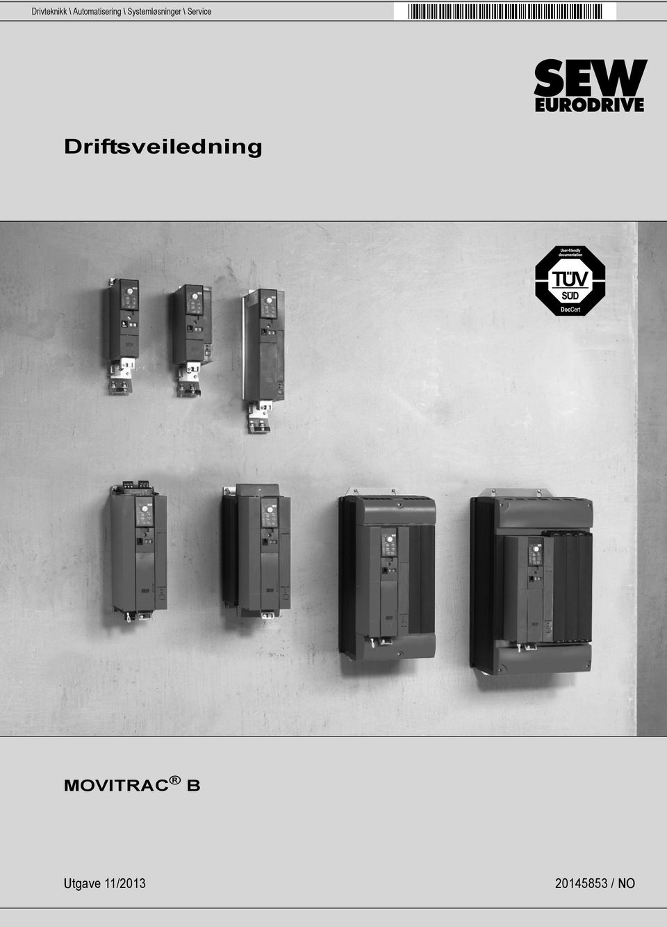 Driftsveiledning MOVITRAC B