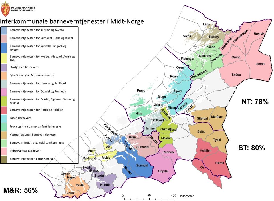 Storfjorden barnevern Flatanger Osen Namsos Grong Lierne Søre Sunnmøre Barneverntjeneste Roan Snåsa Barneverntjenesten for Hemne og Snillfjord Barneverntjenesten for Oppdal og Rennebu Frøya Åfjord