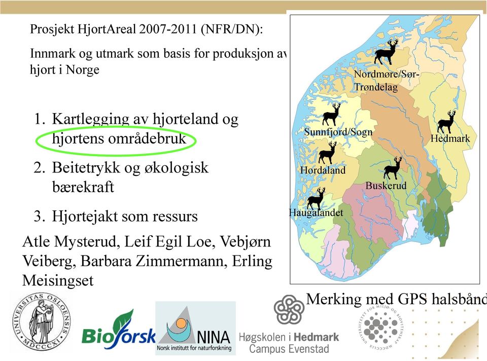 Beitetrykk og økologisk bærekraft Hordaland Buskerud 3.