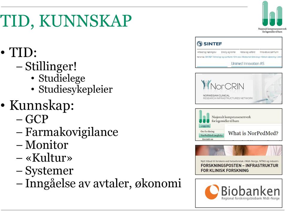 Kunnskap: GCP Farmakovigilance