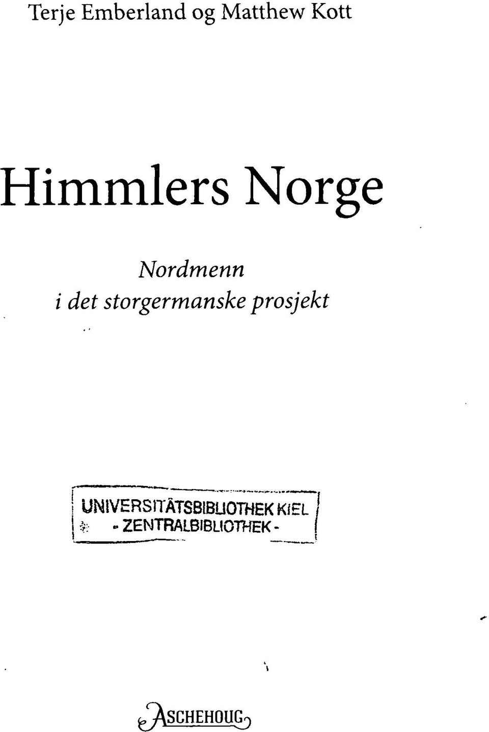 storgermanske prosjekt