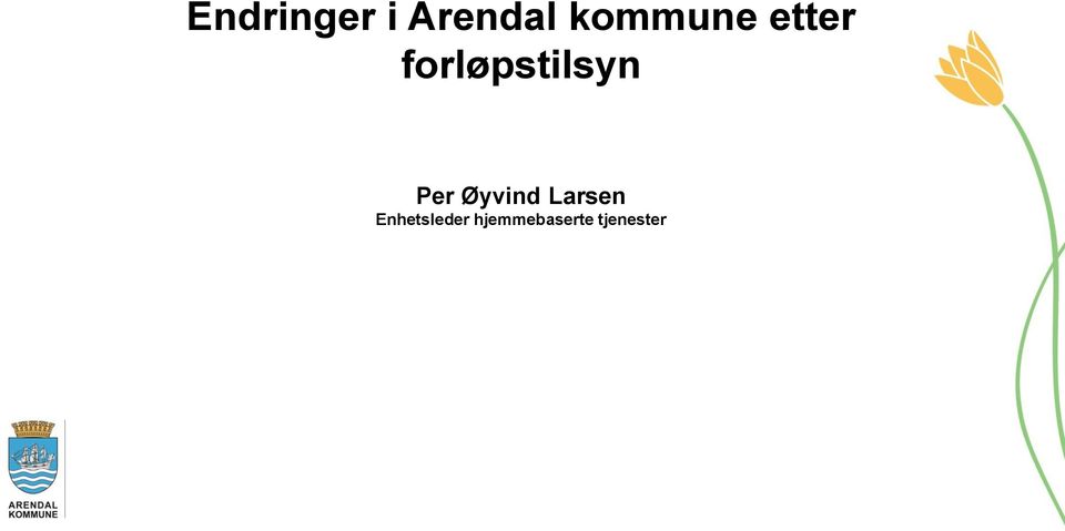 forløpstilsyn Per Øyvind