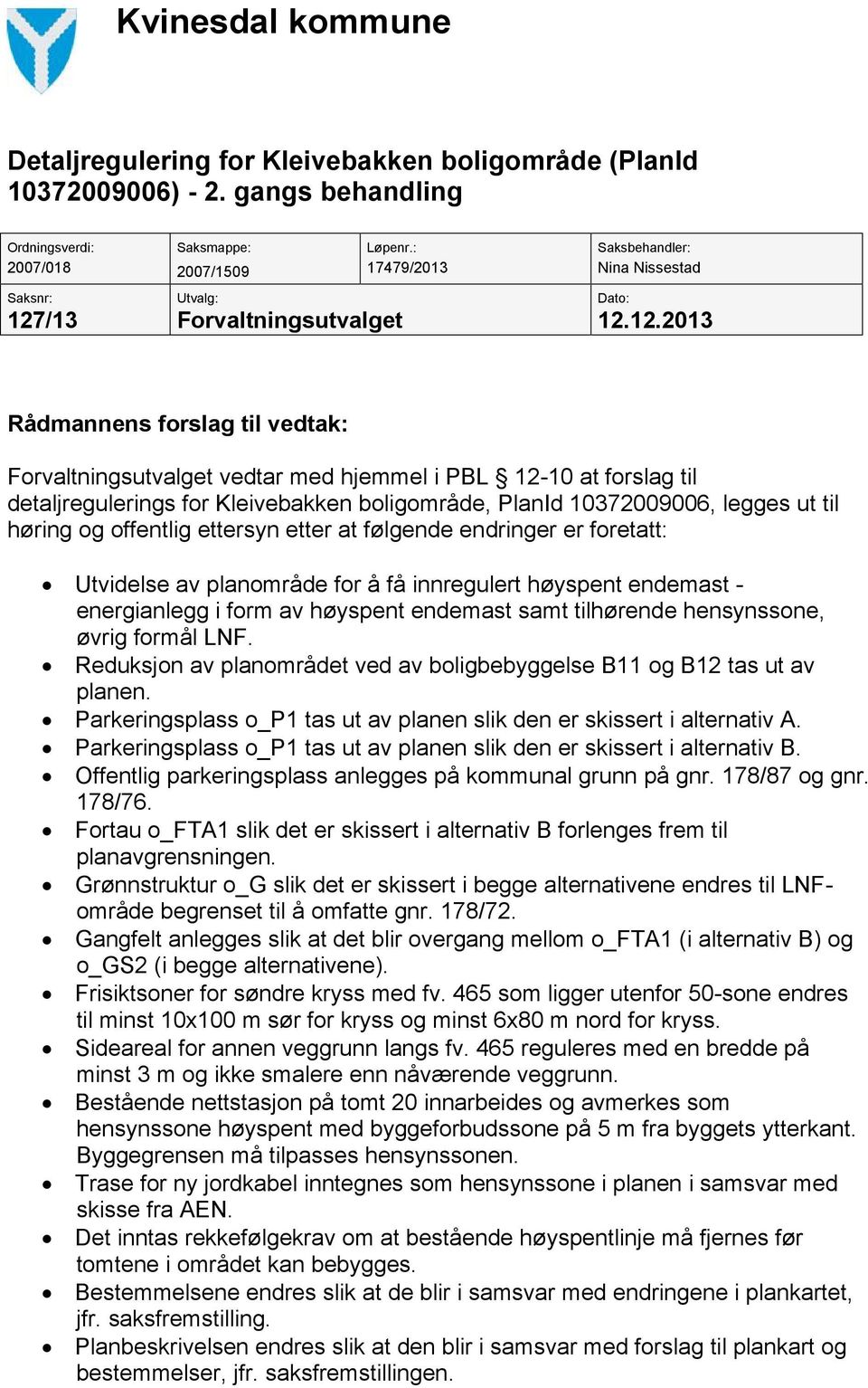 /13 Forvaltningsutvalget 12.