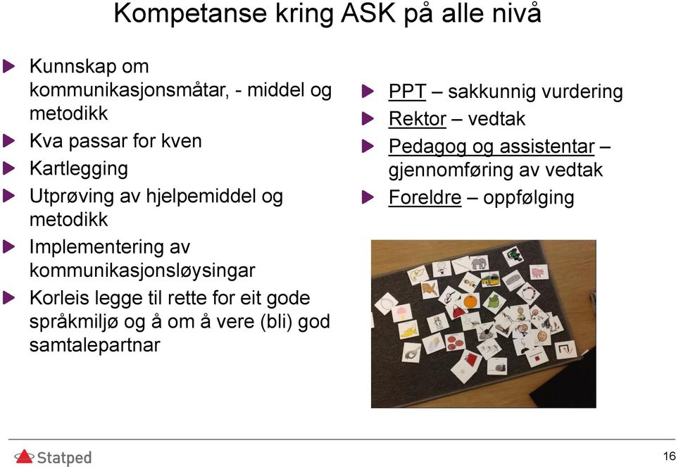 kommunikasjonsløysingar Korleis legge til rette for eit gode språkmiljø og å om å vere (bli) god