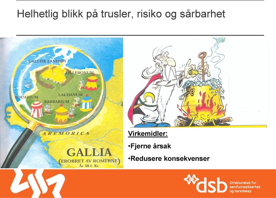 sårbarhet Virkemidler: