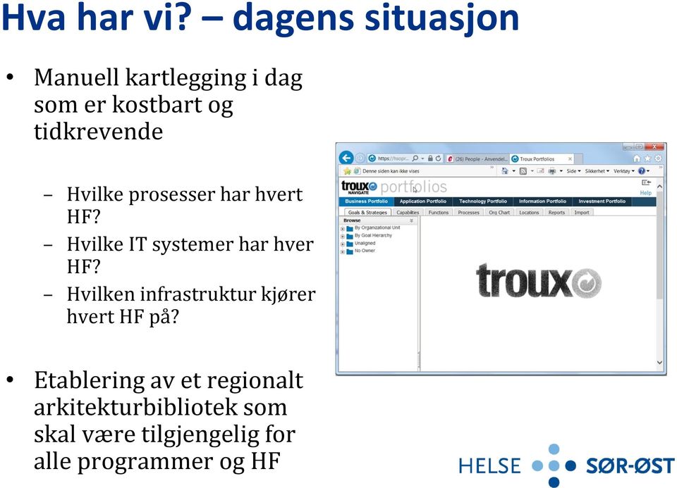 tidkrevende Hvilke prosesser har hvert HF?