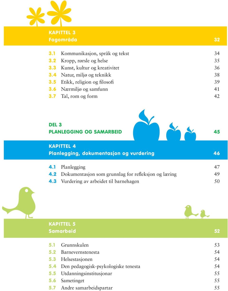 7 Tal, rom og form 42 del 3 planlegging og samarbeid 45 Kapittel 4 Planlegging, dokumentasjon og vurdering 46 4.1 Planlegging 47 4.