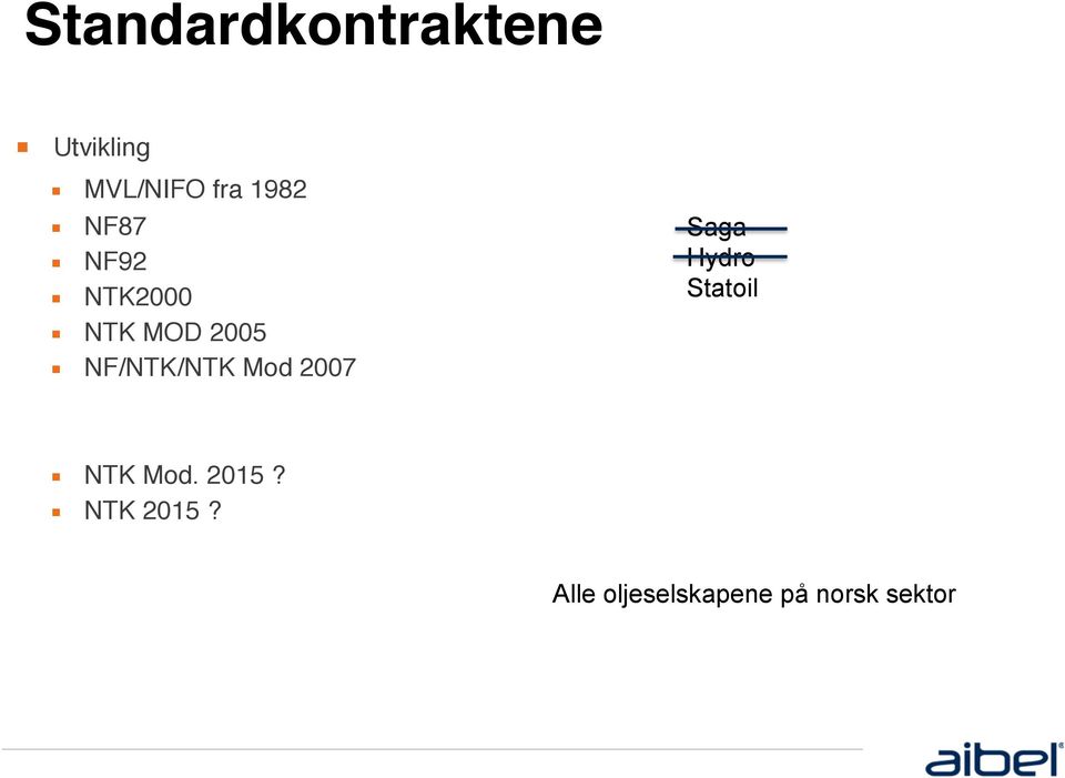 NF/NTK/NTK Mod 2007 Saga Hydro Statoil NTK