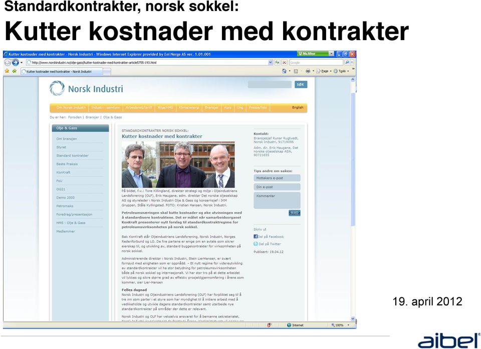 Kutter kostnader