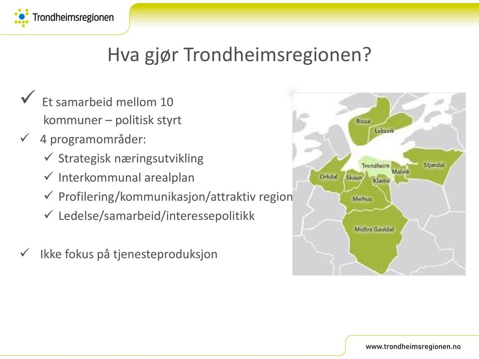 Strategisk næringsutvikling Interkommunal arealplan