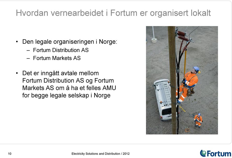 Det er inngått avtale mellom Fortum Distribution AS og Fortum