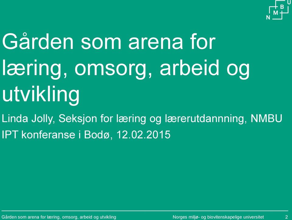 Seksjon for læring og