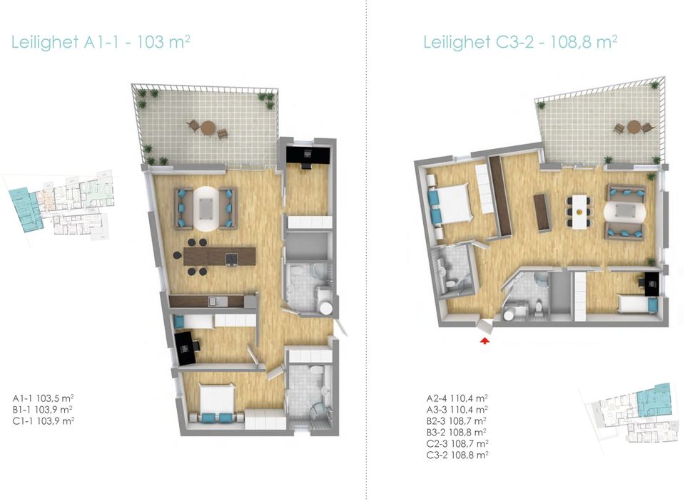 3,9m2 28,7m2 5,7m2 B A DVASK 5,4m2 kjøkken kjøkken BOD 3 m2 GHET LEILI A1-1 m2 103,5 19,3m2 SOV 2 8,4m2 A1-3 75,5 m2 A1-2 47,3 m2 1 SOV 12,3m2 51,1m2 TOR KON 9,2m2 N KKE KJØ TUE S 40m2 SOV 12,5 m2