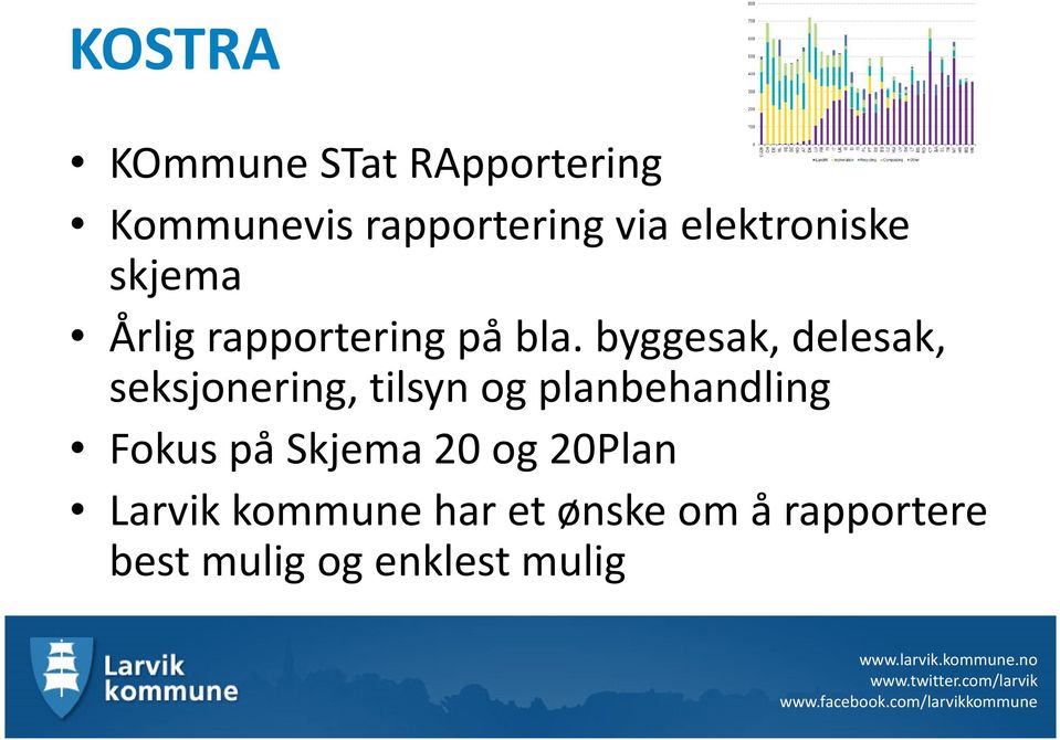 byggesak, delesak, seksjonering, tilsyn og planbehandling Fokus på Skjema 20