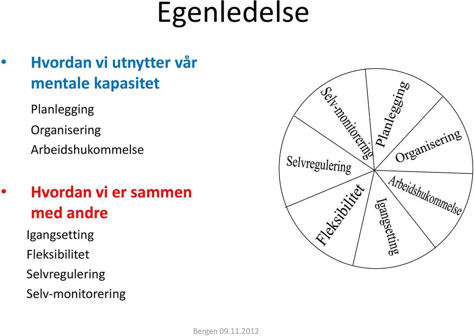 Arbeidshukommelse Hvordan vi er sammen med