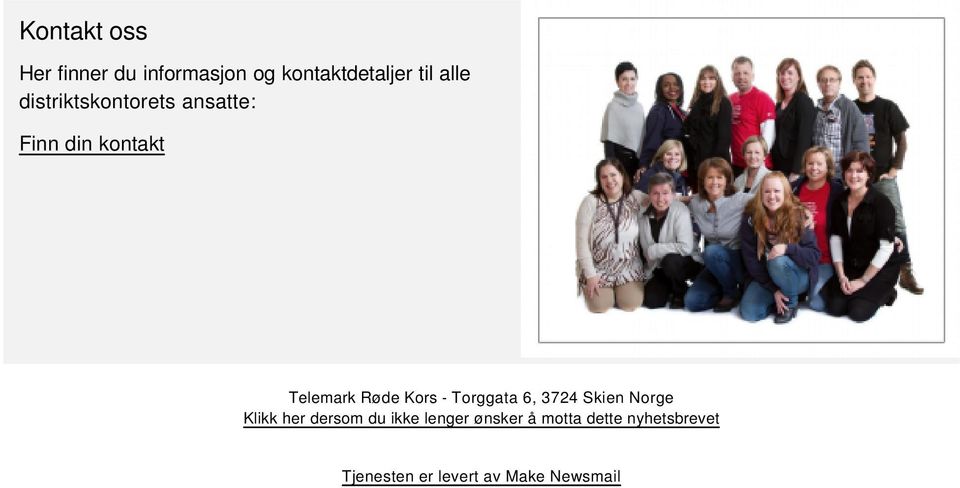 Torggata 6, 3724 Skien Norge Klikk her dersom du ikke lenger