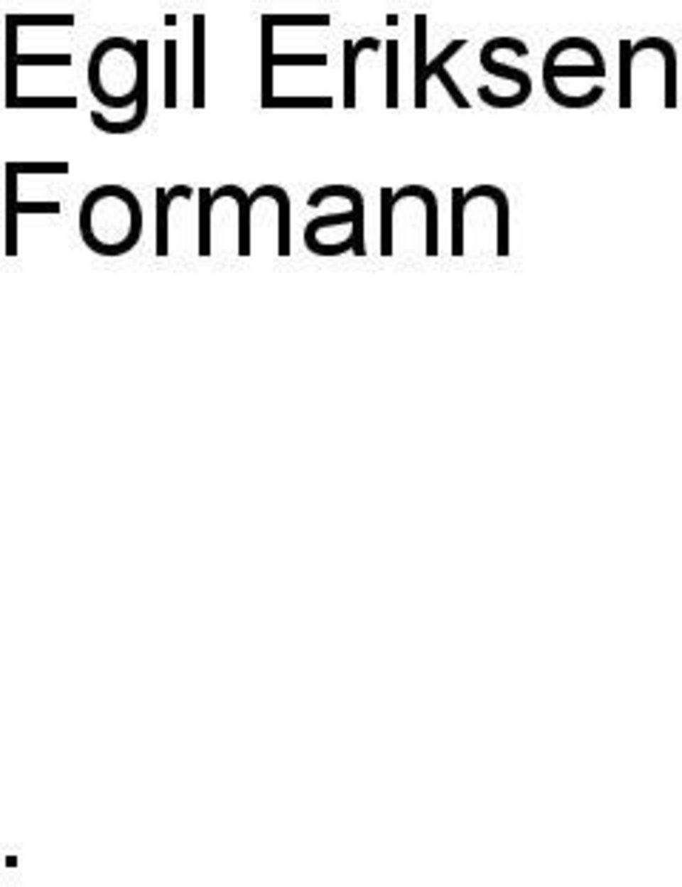 Formann.