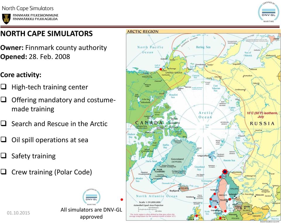 costumemade training Search and Rescue in the Arctic Oil spill operations at