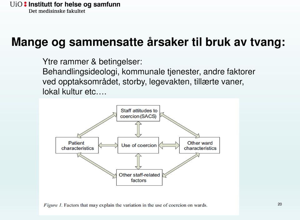 kommunale tjenester, andre faktorer ved