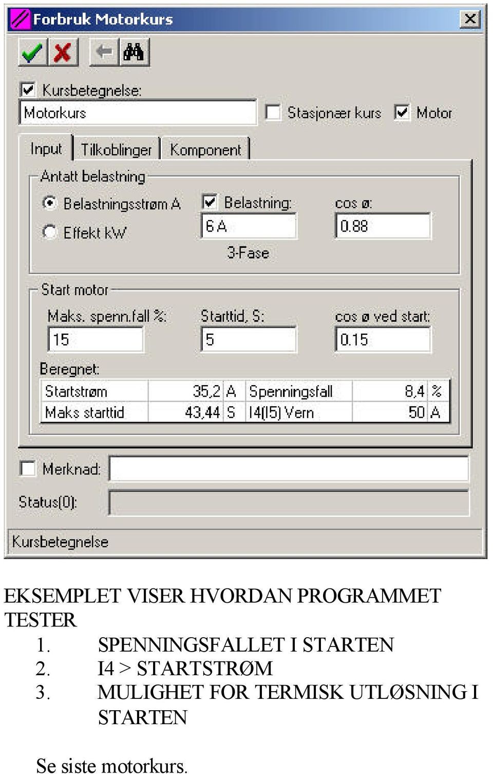 I4 > STARTSTRØM 3.