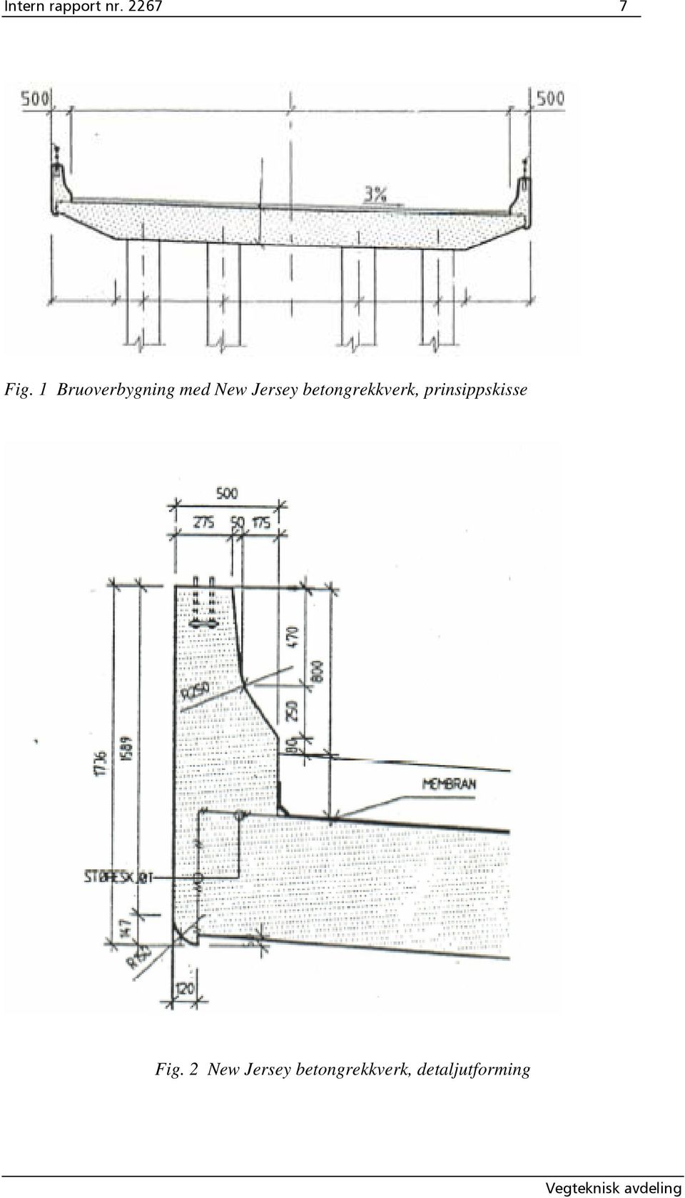 betongrekkverk, prinsippskisse Fig.