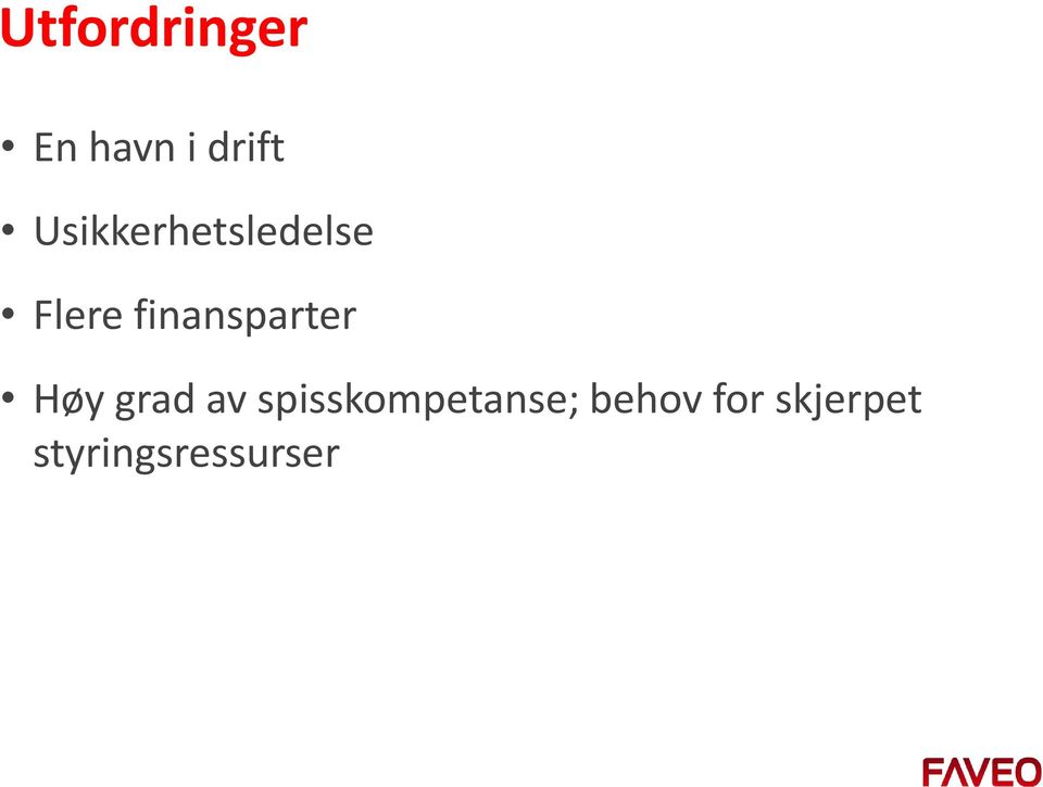 finansparter Høy grad av