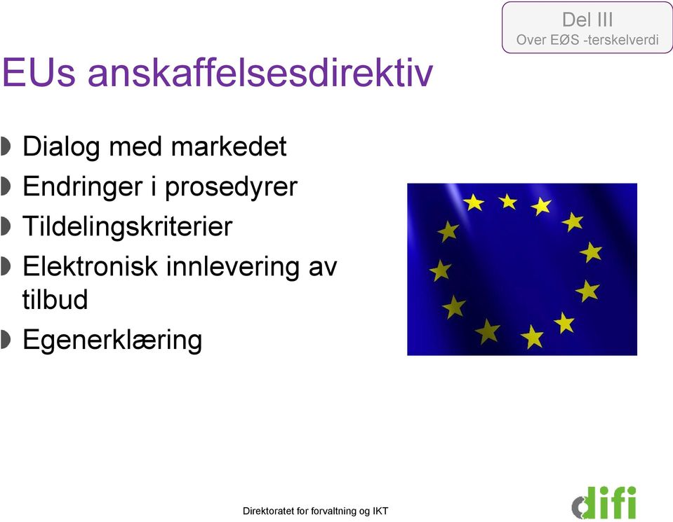 prosedyrer Tildelingskriterier