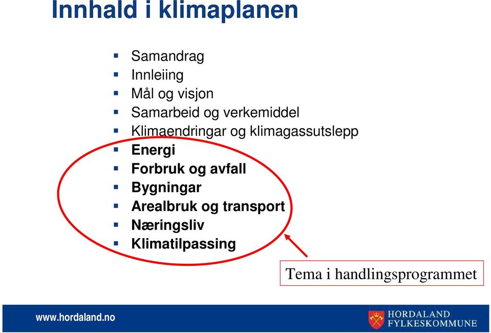 klimagassutslepp Energi Forbruk og avfall Bygningar