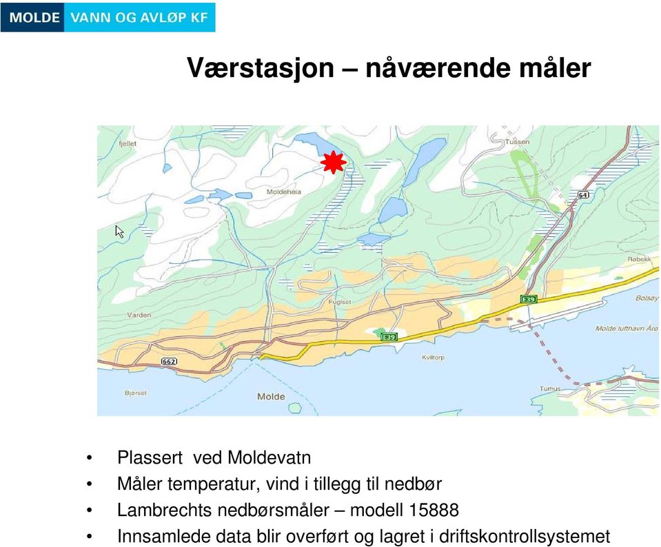 Lambrechts nedbørsmåler modell 15888 Innsamlede