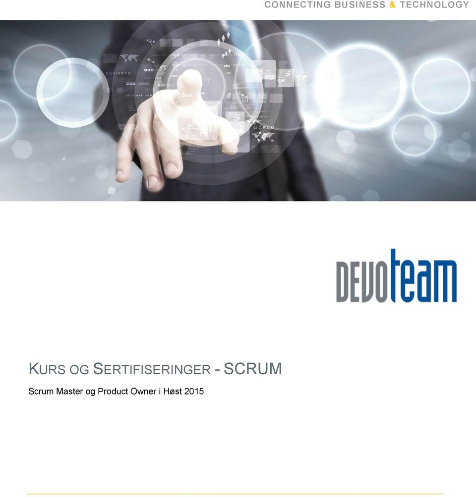 SERTIFISERINGER - SCRUM