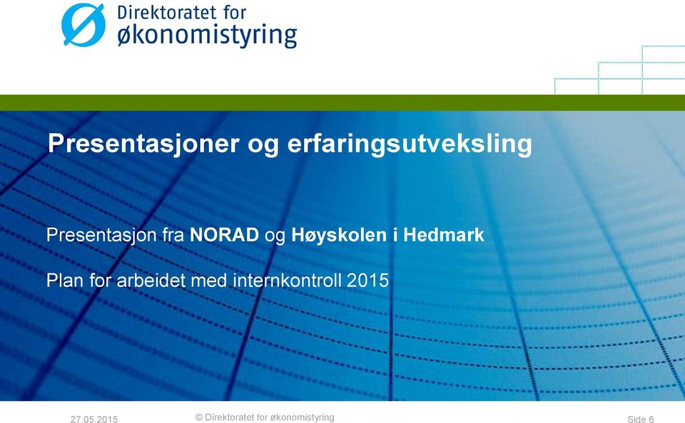 Hedmark Plan for arbeidet med