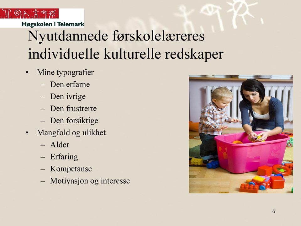 Den ivrige Den frustrerte Den forsiktige Mangfold