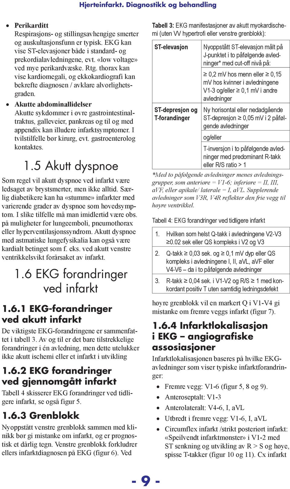 Akutte abdominallidelser Akutte sykdommer i øvre gastro intestinaltraktus, galleveier, pankreas og til og med appendix kan illudere infarktsymptomer. I tvilstilfelle bør kirurg, evt.