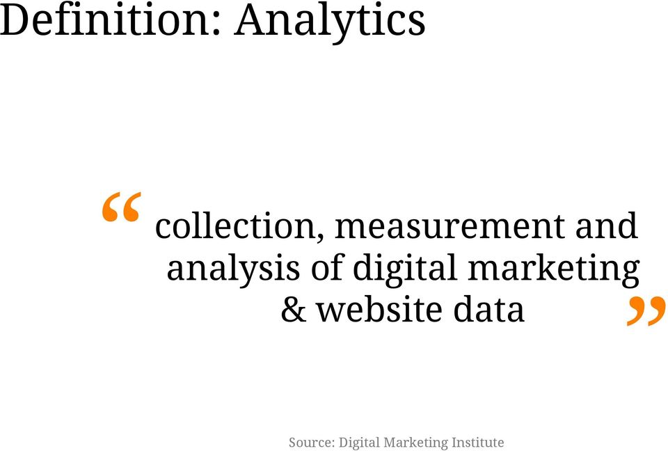 analysis of digital marketing &