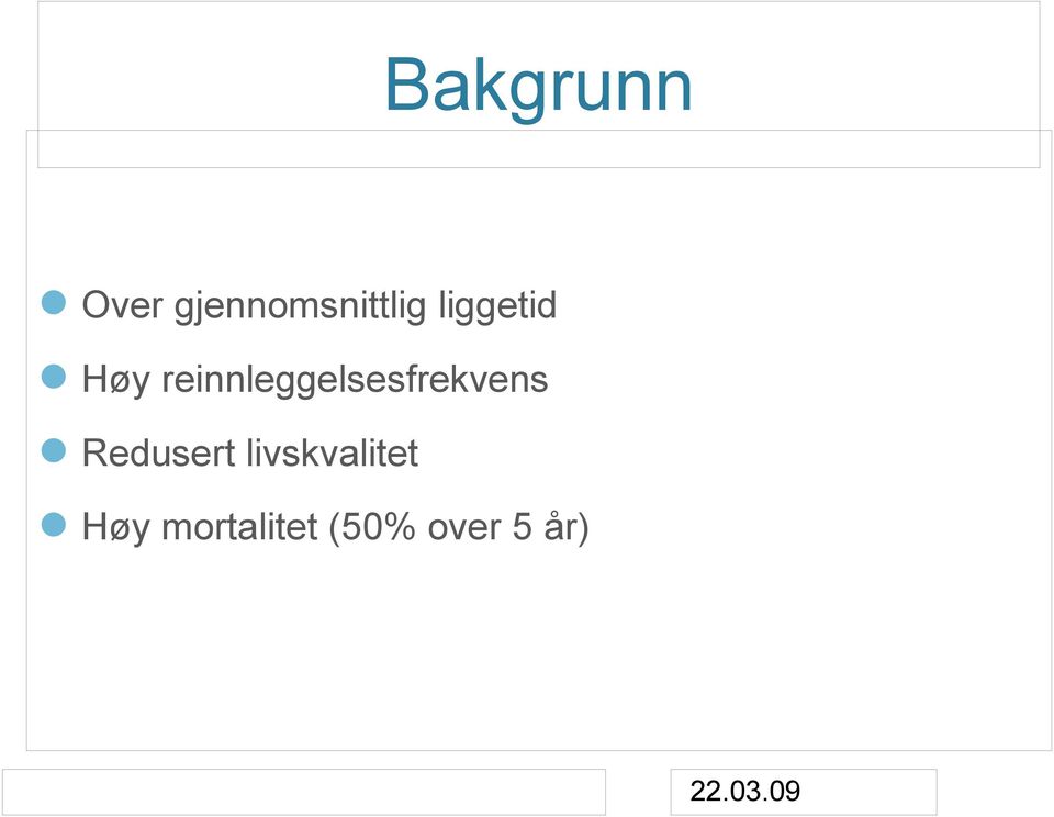 reinnleggelsesfrekvens