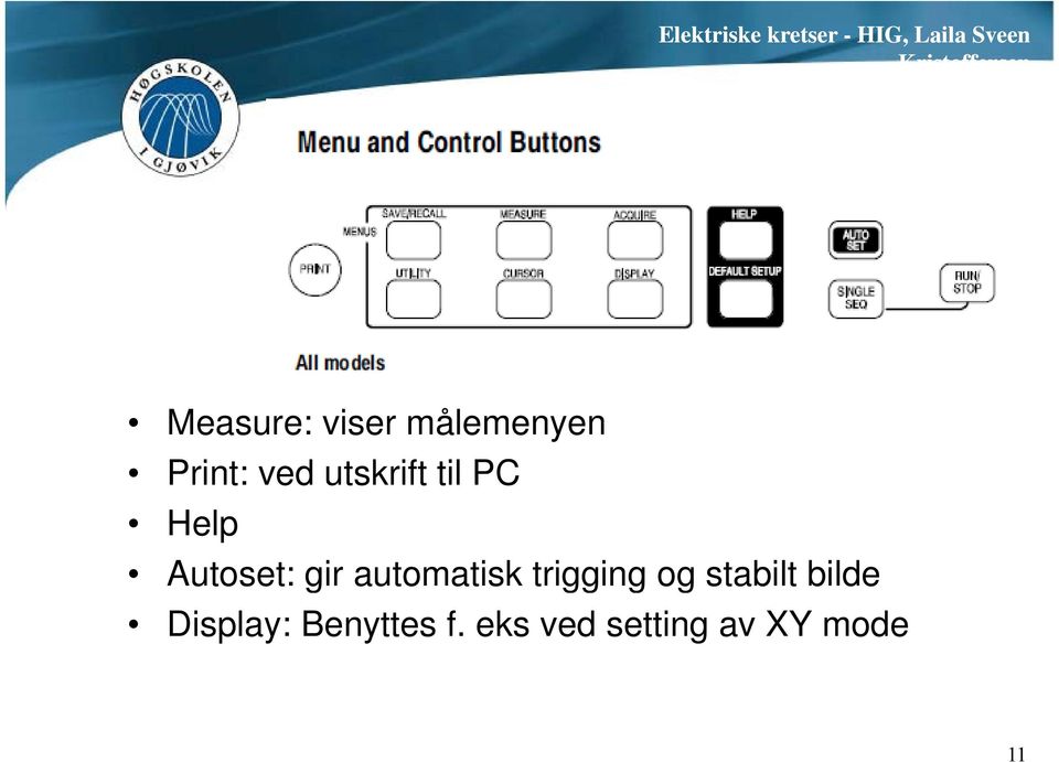 automatisk trigging g og stabilt bilde