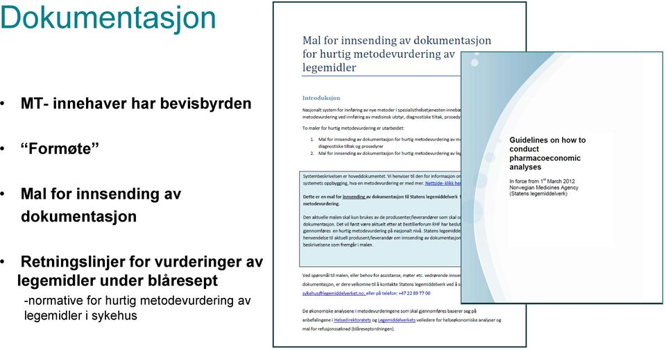 for vurderinger av legemidler under blåresept