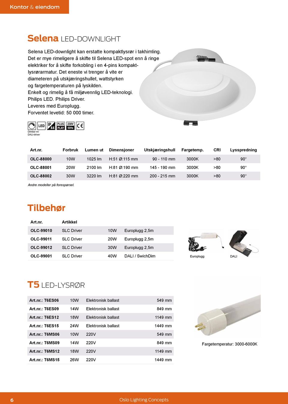 Det eneste vi trenger å vite er diameteren på utskjæringshullet, wattstyrken og fargetemperaturen på lyskilden. Enkelt og rimelig å få miljøvennlig LED-teknologi. Philips LED. Philips Driver.