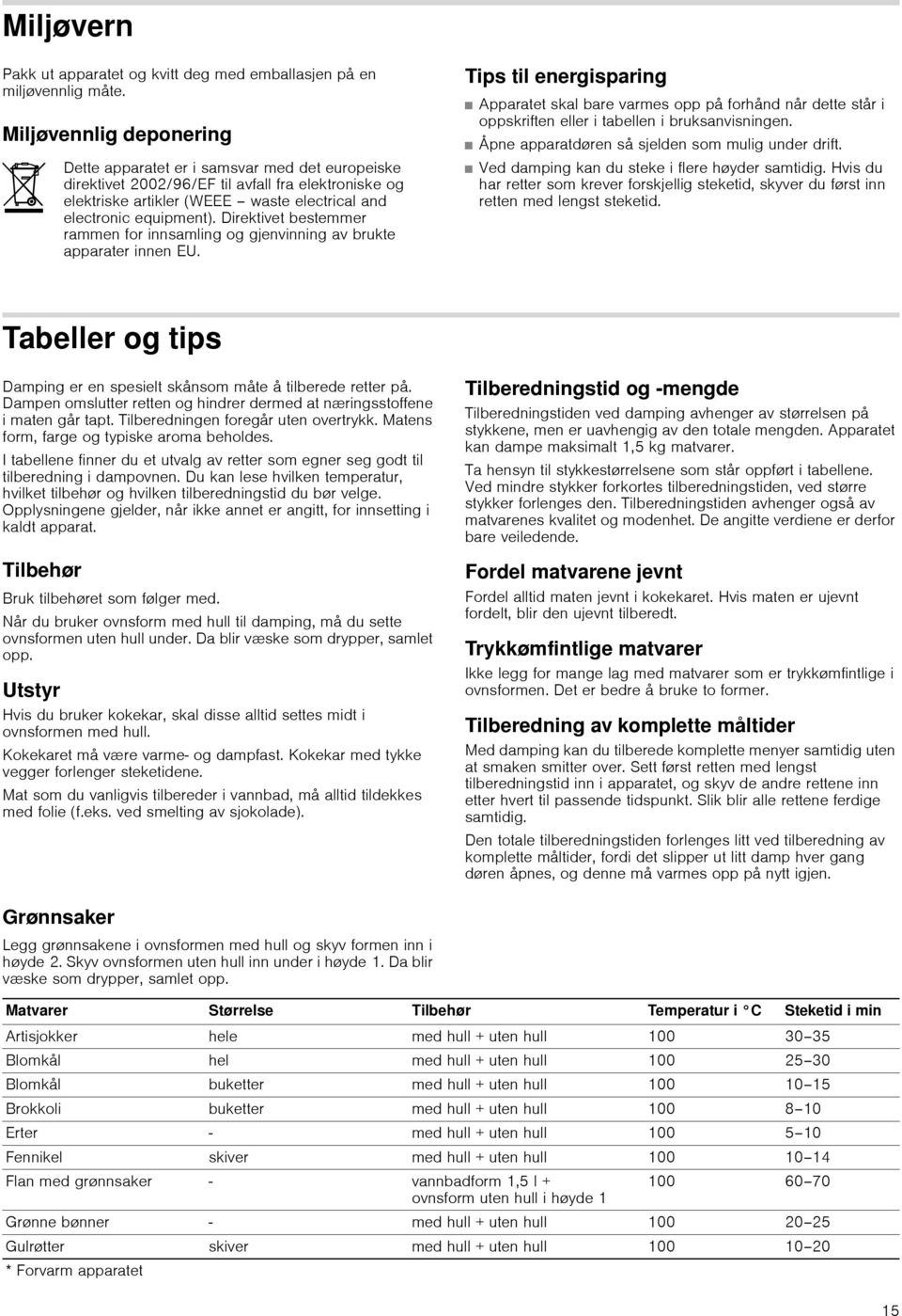 Direktivet bestemmer rammen for innsamling og gjenvinning av brukte apparater innen EU.