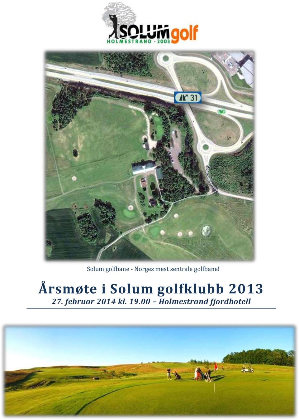 Årsmøte i Solum golfklubb 2013