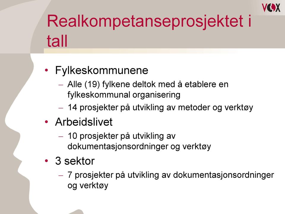 og verktøy Arbeidslivet 10 prosjekter på utvikling av dokumentasjonsordninger