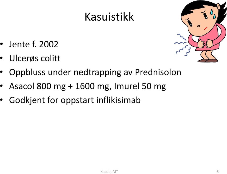 nedtrapping av Prednisolon Asacol 800 mg