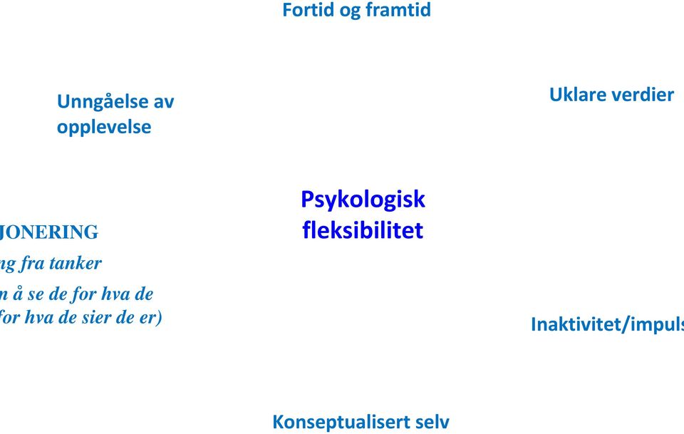 for hva de or hva de sier de er) Psykologisk