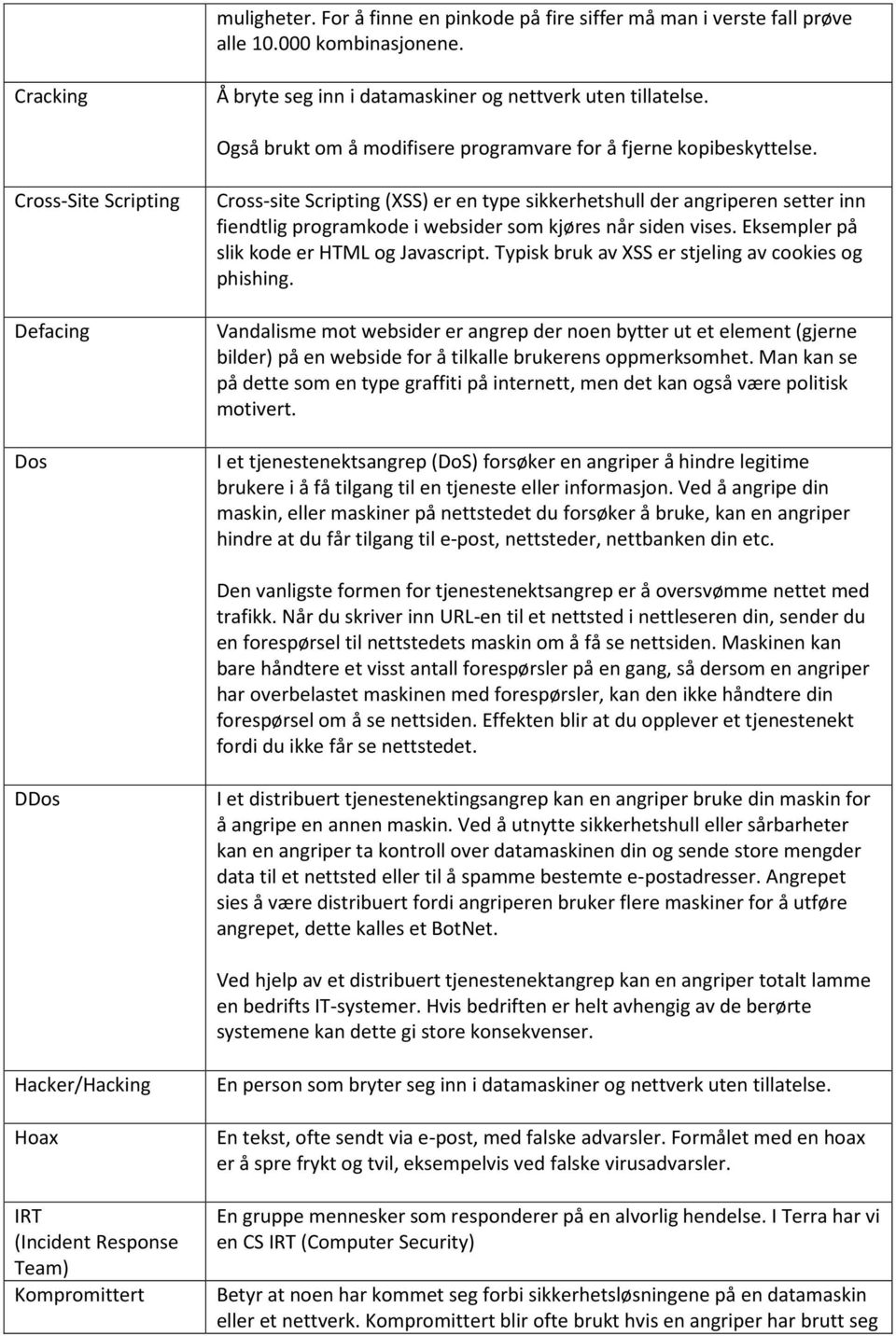 Cross-Site Scripting Defacing Dos Cross-site Scripting (XSS) er en type sikkerhetshull der angriperen setter inn fiendtlig programkode i websider som kjøres når siden vises.