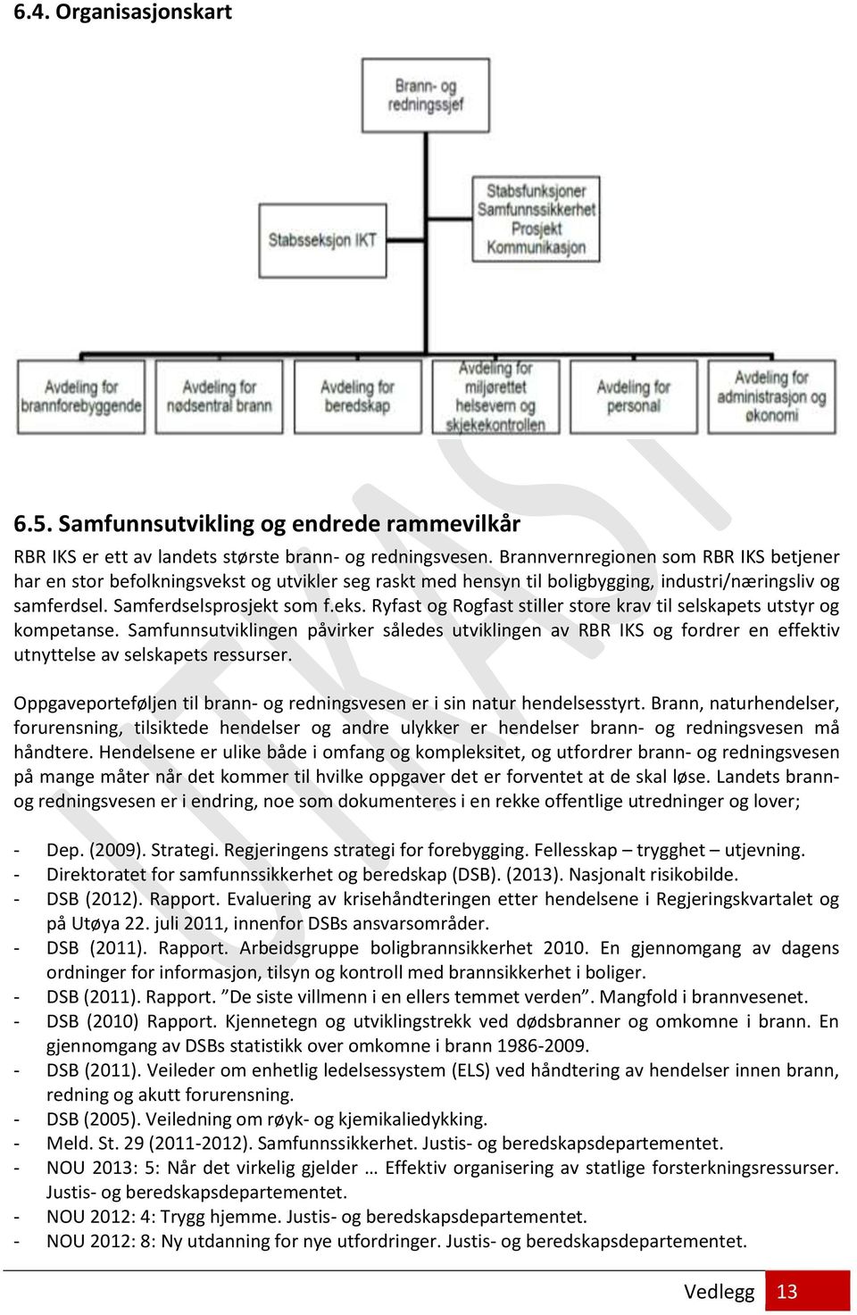 Samfunnsutviklingen påvirker således utviklingen av RBR IKS og fordrer en effektiv utnyttelse av selskapets ressurser. Oppgaveporteføljen til brann- og redningsvesen er i sin natur hendelsesstyrt.