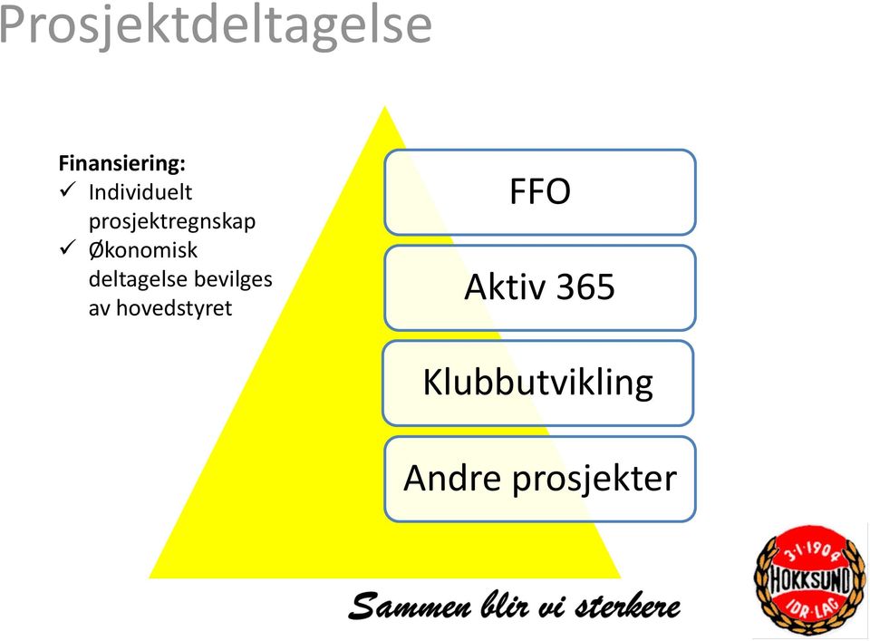 Økonomisk deltagelse bevilges av