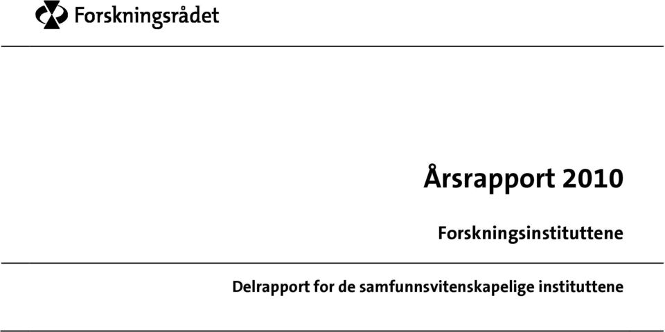 Delrapport for de