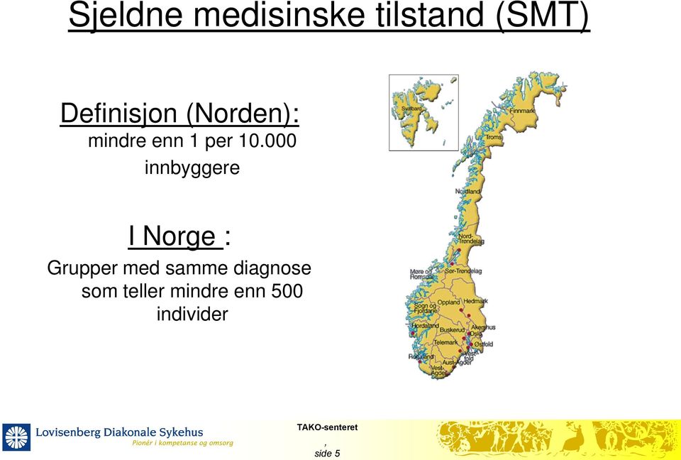 000 innbyggere I Norge : Grupper med samme