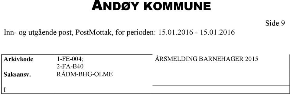 2016-15.01.2016 Side 9 Arkivkode Saksansv.